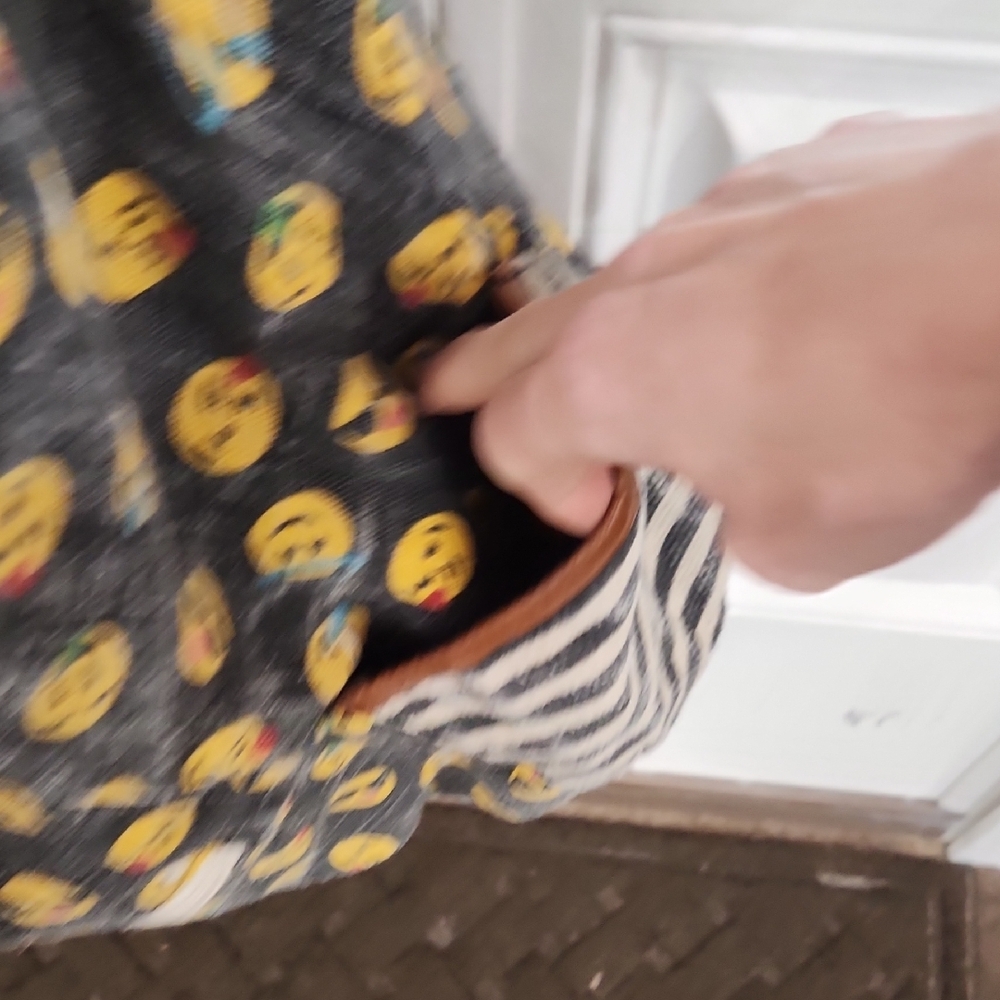 Emoji Striped Backpack - Picture 6 of 11